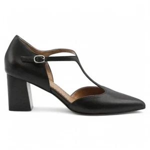 Adrienne Vittadini Naemi spitz zulaufende Damen-Pumps mit T-Riemen (Größe 8) - Bild 1 von 3