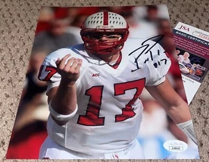 PHILIP RIVERS SIGNED 8X10 PHOTO AUTOGRAPH NC STATE WOLFPACK JSA PACK FOOTBALL - Picture 1 of 1