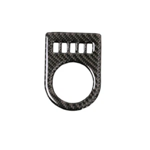 Borde de cubierta de perno de palanca de cambios de fibra de carbono apto para Jaguar XE XF XJ F-PACE - Imagen 1 de 5