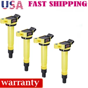 4 Pack Ignition Coils For Toyota 4Runner Lexus GS350 GS450h IS250 IS350 RC300 V6 - Picture 1 of 10