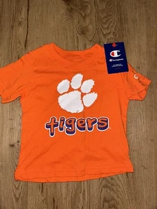CHAMPION NCAA CLEMSON TIGERS TODDLER T SHIRT SIZE 4T NWT COTTON - Picture 1 of 3