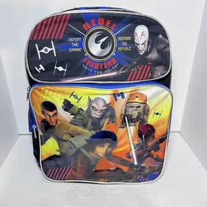 School Backpack Star Wars Rebel Fighters, Disney, Boys 16" 3 Compartments New - Picture 1 of 8
