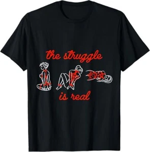 NUEVA LIMITADA The Struggle Is Real Shibari Ropeplay Divertida Mejor Camiseta Camiseta S-3XL - Imagen 1 de 4