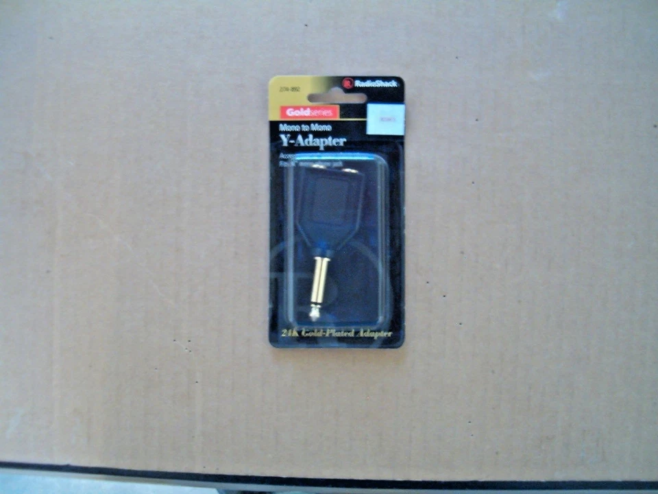 RadioShack 274-892 Goldseries Mono to Mono Y-Adapter - Image 1 of 1