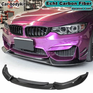 Alerón delantero de carbono labio delantero espada alerón para BMW F80 M3 F82 F83 M4 2014-19 - Imagen 1 de 16