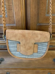 Nila Anthony Crossbody Purse Chambray Stripe - Picture 1 of 11