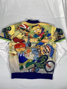 Rocket Power Fanimation Jacket Chalk Line Medium NWOT 2021 Nickelodeon A096 - Picture 1 of 8