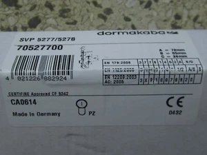 Dorma SVP 5277 / 5278 panic lock 72 / 65 original sealed / with invoice - Picture 1 of 5