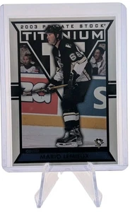 2002-03 PACIFIC PRIVATE STOCK TITANIUM BLUE MARIO LEMIEUX #119/450 PENGUINS NHL - Picture 1 of 2