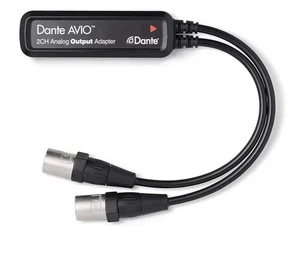Audinate Dante AVIO 2CH 2-Channel XLR Analog Output Adapter ADP-DAI-AU-0X2 - Picture 1 of 12