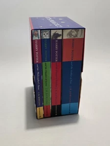 Harry Potter Box Set Books 1 - 4 Paperback Bloomsbury - Picture 1 of 8
