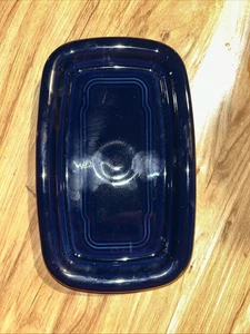 Piatto XL extra large BURRO solo FONDO blu navy NUOVO HOMER LAUGHLIN FIESTA 5X8 - Foto 1 di 5