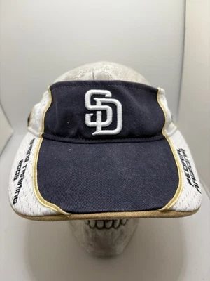 Visera de entrenamiento de primavera 2008 Peoria Arizona de béisbol de los Padres de San Diego MLB Foto 1 de 4