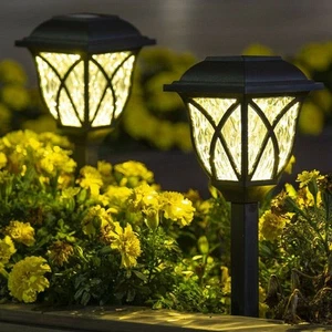 6er Set LED Gartenleuchte Solarlampe Solarleuchte Solar Außen Garten Balkon Deko - Bild 1 von 18