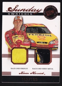 Kevin Harvick Bronce Falta Prensa Pase Domingo Muestras Fuego/Hoja/199 - Imagen 1 de 2
