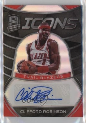 Panini Spectra Icons 2019-20 automático/99 Clifford Robinson #IA-CRB automático Foto 1 de 2