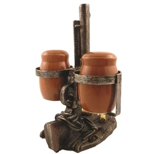Pistole Pistole Salz und Pfefferstreuer Halter Set Western Home Küche Dekor Versand - Bild 1 von 1