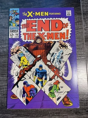 X-Men 46 1968 Marvel Comics Juggernaut Cyclops Marvel Girl Professor X - Image 1 of 3
