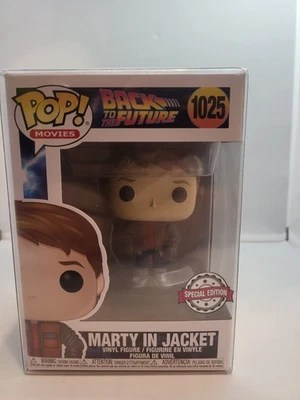 BACK TO THE FUTURE FUNKO POP - MARTY IN JACKET SPECIAL EDITION #1025 UNIVERSAL - Photo 1/4