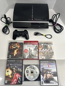 PlayStation 3 Console CECHE01 (80GB) Backward Compatible PS1 PS2 PS3 - Tested - Picture 1 of 15