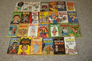 Lot of 27 Mad Magazine Vintage Paperback Books. Fighting Howling Burning ++++ - Imagen 1 de 3