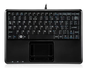 Perixx PERIBOARD-510H Plus, przewodowa klawiatura dotykowa Super Mini USB, typ X sc... - Zdjęcie 1 z 5