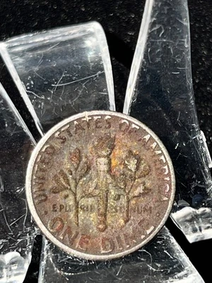 1977 D US DIME “EPIC” ERROR DDO  on mark -Annealing, cladding, strike errors - Image 1 of 4