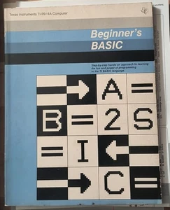Vintage Texas Instruments TI-99/4A Computer Beginners Basic Book - Zdjęcie 1 z 1