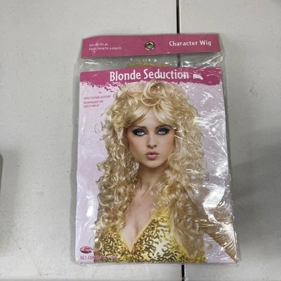 女式卷发金发诱惑假发 — 第 1/4 张图片