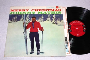 JOHNNY MATHIS - Merry Christmas (1961 6-Eye Label / Vinyl LP) - Picture 1 of 3