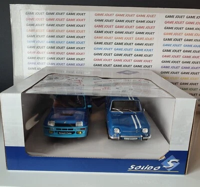 1/18 coffret solido  2 voitures Renault 5 turbo Renault 8 Gordini neuf - Photo 1/2