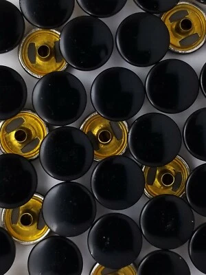 SIZE 20- 1/2" SPRING SNAP FOR LIGHTWEIGHT JACKETS, 100 SETS, FREE SHIP USA - Image 1 of 4