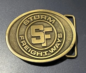 Sturm Freightways Belt Buckle New - Picture 1 of 4