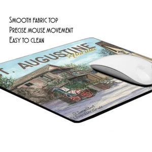 St. Augustine Florida Oldest Town Ronald William Coastal NC Artist Mouse Pad - Bild 1 von 4