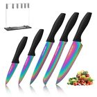 HAUSHOF Kitchen Knife Set 5Piece Rainbow Knife Sets Premium Steel Knives Set NEW