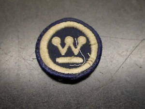 Westinghouse Sew On Embroidered Patch - Round - Picture 1 of 2