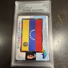 2020 Decision Juan Guaido World Leaders Flag Patch TCC Graded Gem Mint 10