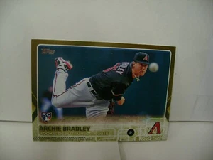 ARCHIE BRADLEY 2015 TOPPS UPDATE #US153 GOLD ROOKIE SN 821/2015 - Picture 1 of 2