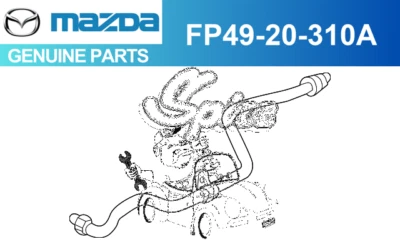 Tubo Mazda EGR FP49-20-310A para 1999-2003 Protege 2002-2003 Foto 1 de 2