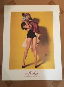 Stampa litografica Marilyn Monroe “La ragazza spagnola” Earl Moran 24”x19” - Foto 1 di 6