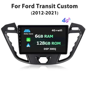 Carplay 6+128GB For 2012-2021 Ford Transit Custom Android 13 Car Stereo Radio BT - Picture 1 of 15