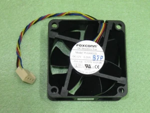 Foxconn PVA060G12L 6025 60mm x 25mm Cooler Cooling Fan PWM DC 12V 0.20A 4Pin B27 - Picture 1 of 2