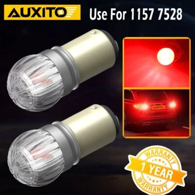 AUXITO 1157 LED Bombillas de freno rojas para Hyundai Sonata Santa Fe 2001-2019 Foto 1 de 4