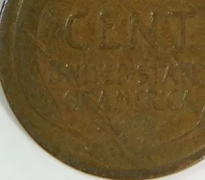 1916 P Lincoln Wheat Cent Reverse Lamination Error - Picture 1 of 5