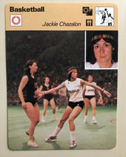 JACKIE CHAZALON 1978 Sportscaster #18-20 - WBA WNBA FRANCE
