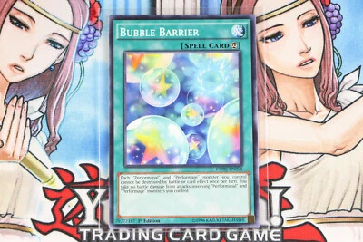 Yugioh Spell Card Bubble Barrier CORE-EN058 1st Edition Common - Image 1 of 2