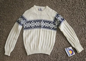 VTG Dr Denton Patterned Christmas sweater size Childrens Medium With Tags New - Picture 1 of 6
