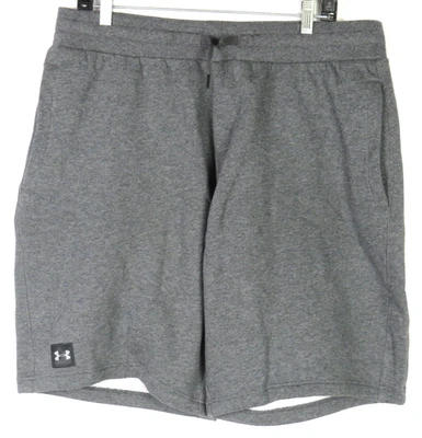 Under Armour Draw String 10" Gray Fleece Lined Sweat Shorts Men's XXL - Image 1 of 4
