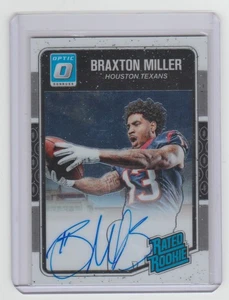 BRAXTON MILLER 2016 Donruss Optic RATED ROOKIE Autograph SP RC ON CARD AUTO /150 - Picture 1 of 2