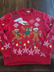 Party Pullover Rot Weihnachten Ugly Sweater 2XL - Bild 1 von 5
